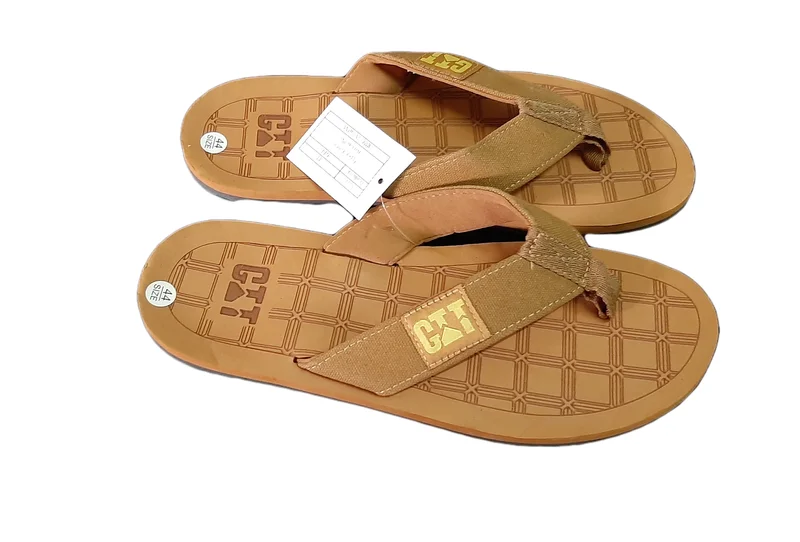 GITY Smart Casual Thong Sandals-Gold