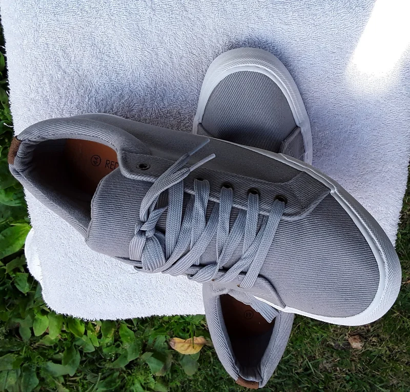 Grey  Fancy Sneakers