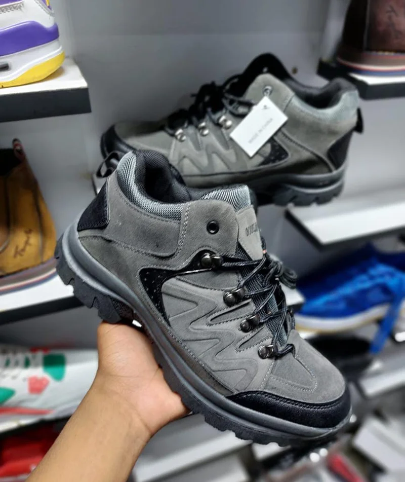 Grey Durable Outdoor Boots Bootland Hiking Boots