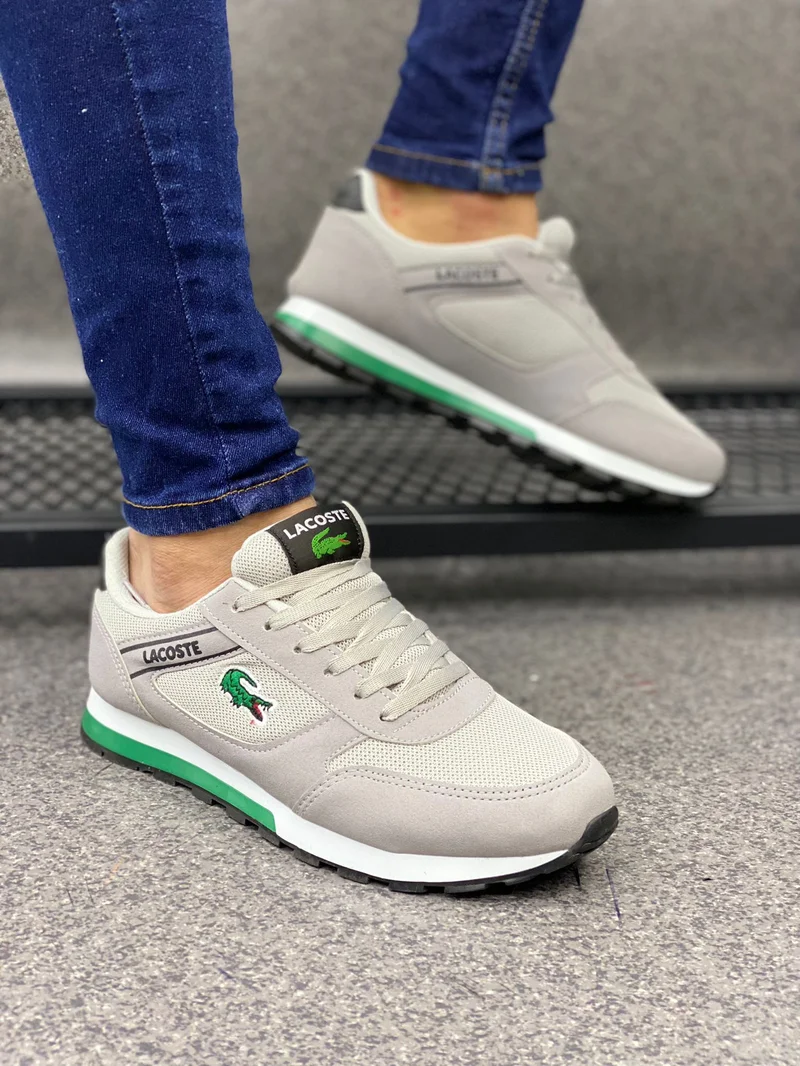 Grey Lacoste Men's Menerva Sport Trainers