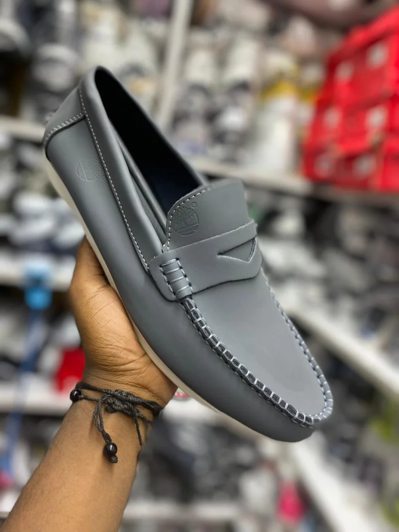 Grey Men's Slip on Timberland Mens Loafers