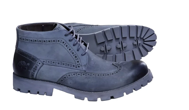 GREY PREMIUM  LEATHER TIMBERLAND BOOTS FOR MEN