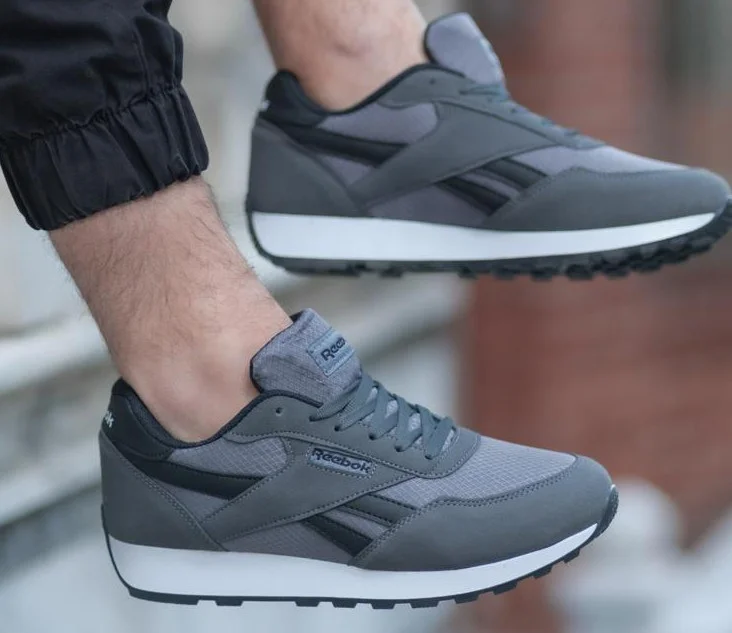Grey Reebok Rewind Run Shoes Sneakers