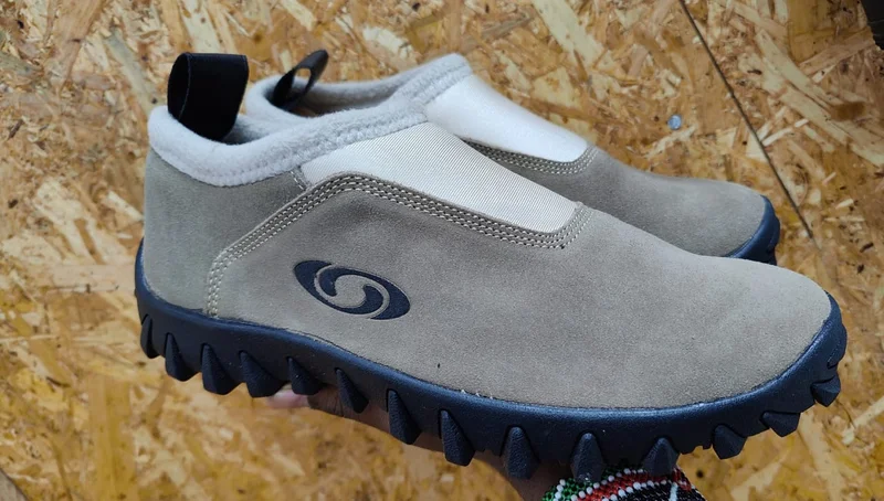 Grey Salomon Contagrip Unisex Suede Shoes Sneakers