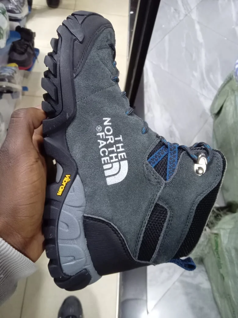 Grey-The North Face  Ultra  Waterproof Trail Running Shoe Unisex Boots