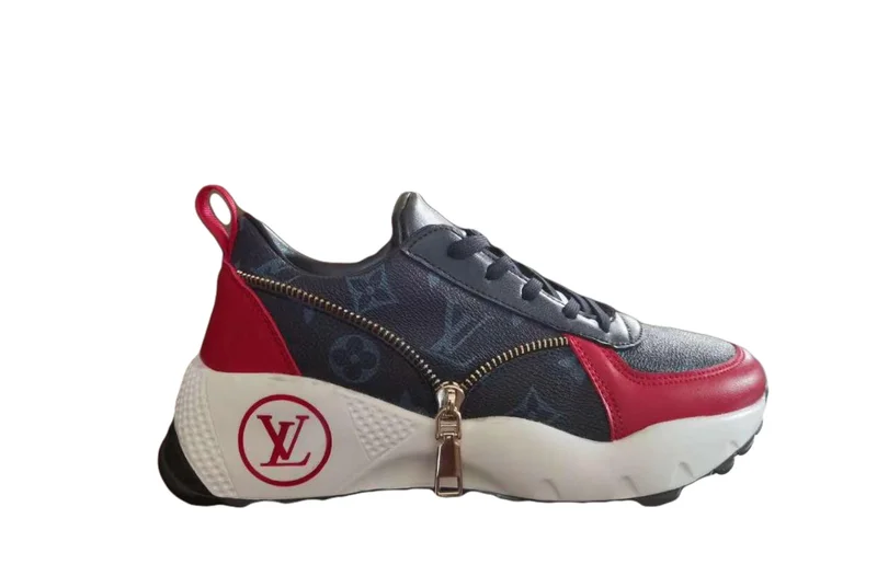 Grey/White/Brown LV Shoes