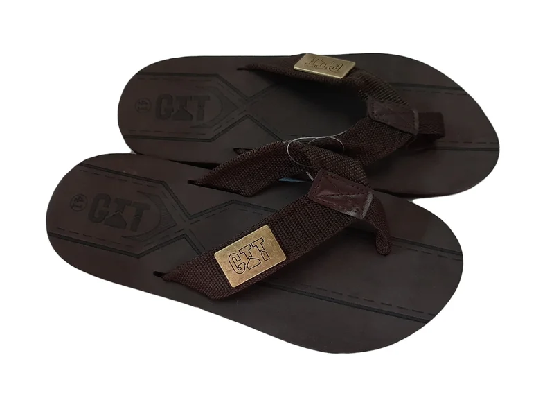 GTTB Smart Casual Thong Sandals-Brown