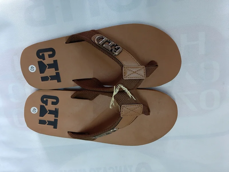 GTTB Smart Casual Thong Sandals-Gold