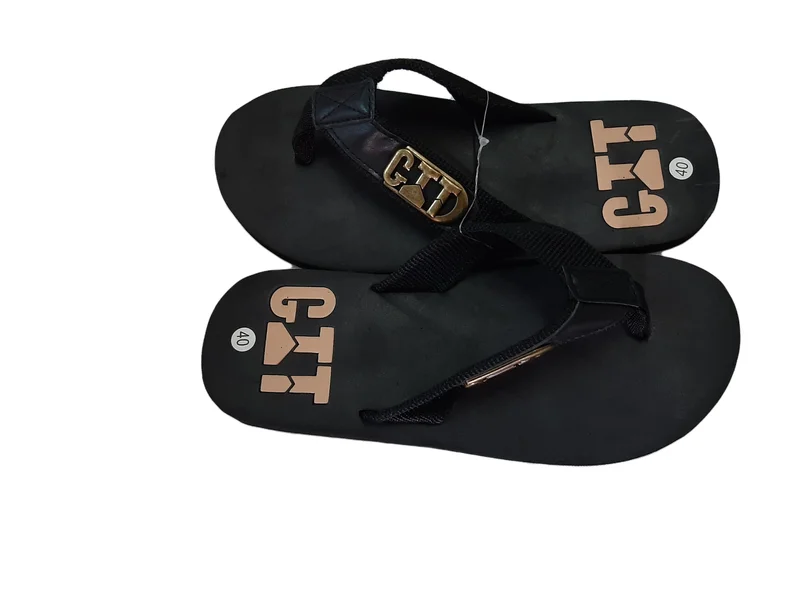 GTTC Smart Casual Thong Sandals-Black