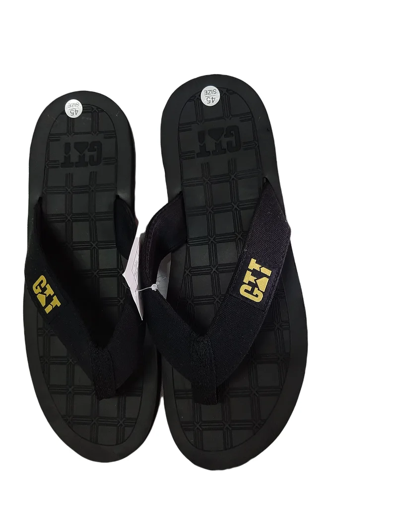 GTTY Smart Casual Thong Sandals-Black