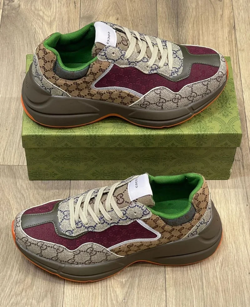 Gucci Mens Rhyton Sneakers