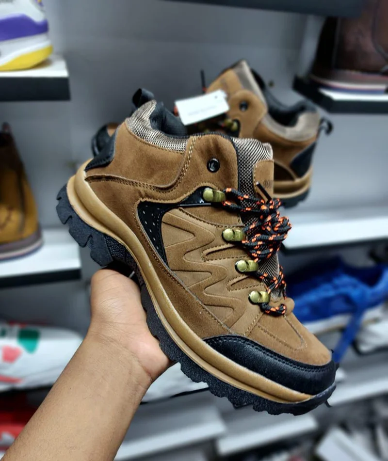 Hiking Bootland Boots Durable Brown Outdoor Boot