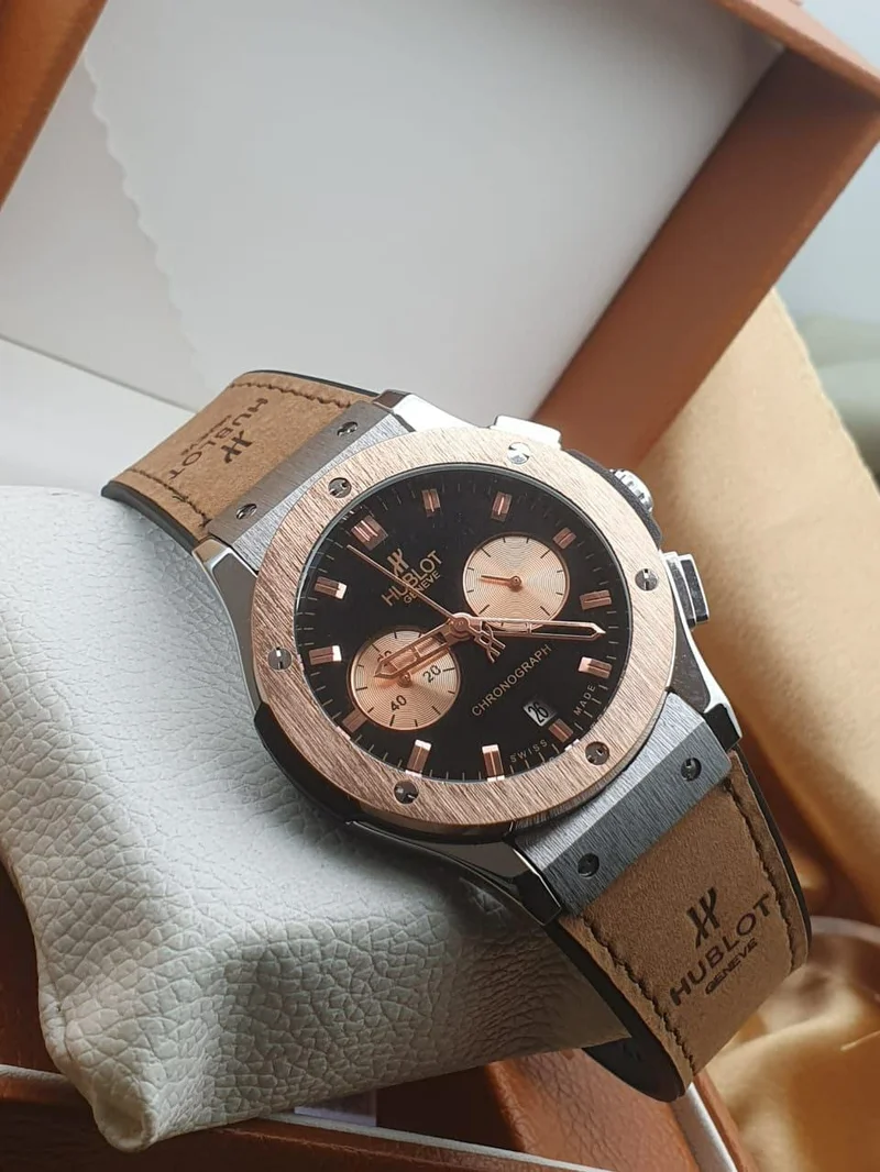 Hublot Big Gang Men's Analog Display Chronograph Wrist Watch