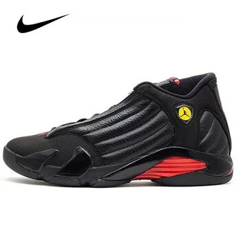 Jordan 14 Retro Black Basketball Shoes