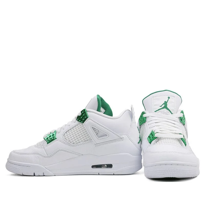 Jordan 4 Retro Metallic Green Trainers Sneakers