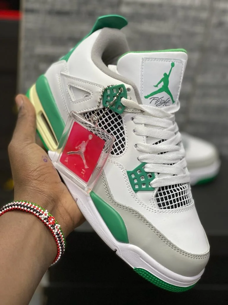 Jordan 4 Retro Metallic Pine Green Trainers Sneakers