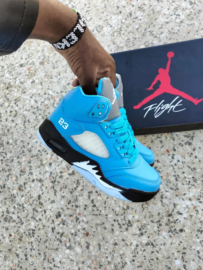 Kids Air Jordan 5 OG 90University Blue