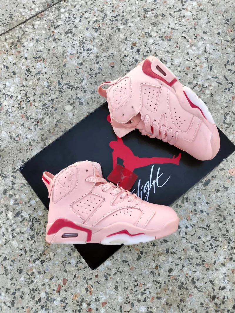 Kids Air Jordan 6 Retro GS Pink