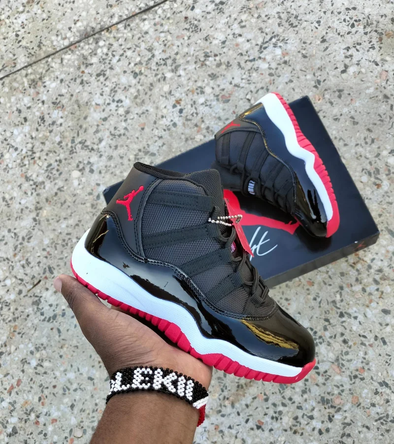 Kids Jordan 11 Retro Playoffs Bred