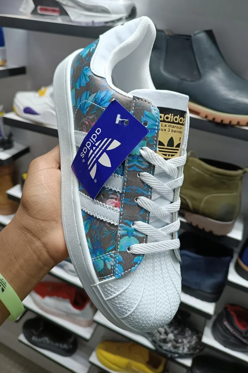 ADIDAS SUPERSTAR ORIGINALS NIGO - White Blue