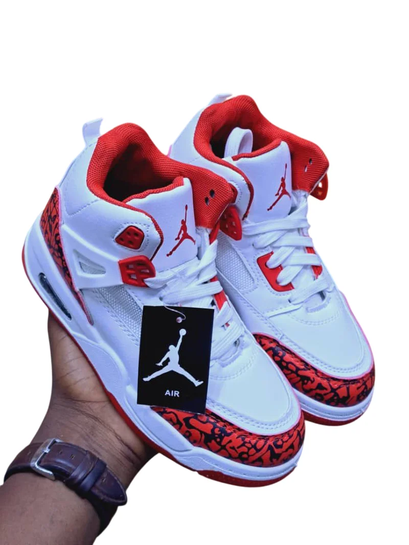 Kids Nike Air Jordan Spizike sneakers-RED/White/Black