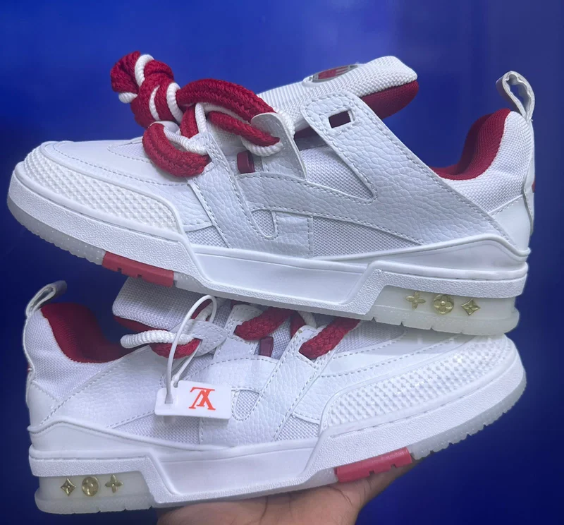 KidSuper x Louis Vuitton Skate Sneaker: A Hypebeast Staple/White-Red