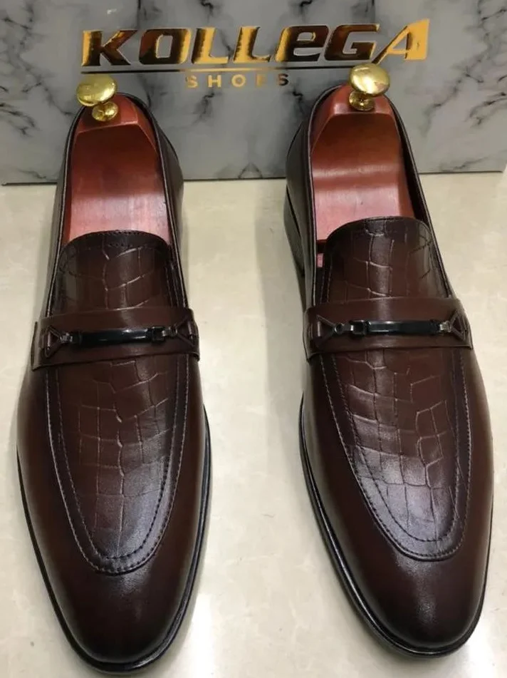 Kollega Shoes Genuine Leather Slipon Official Men Shoes