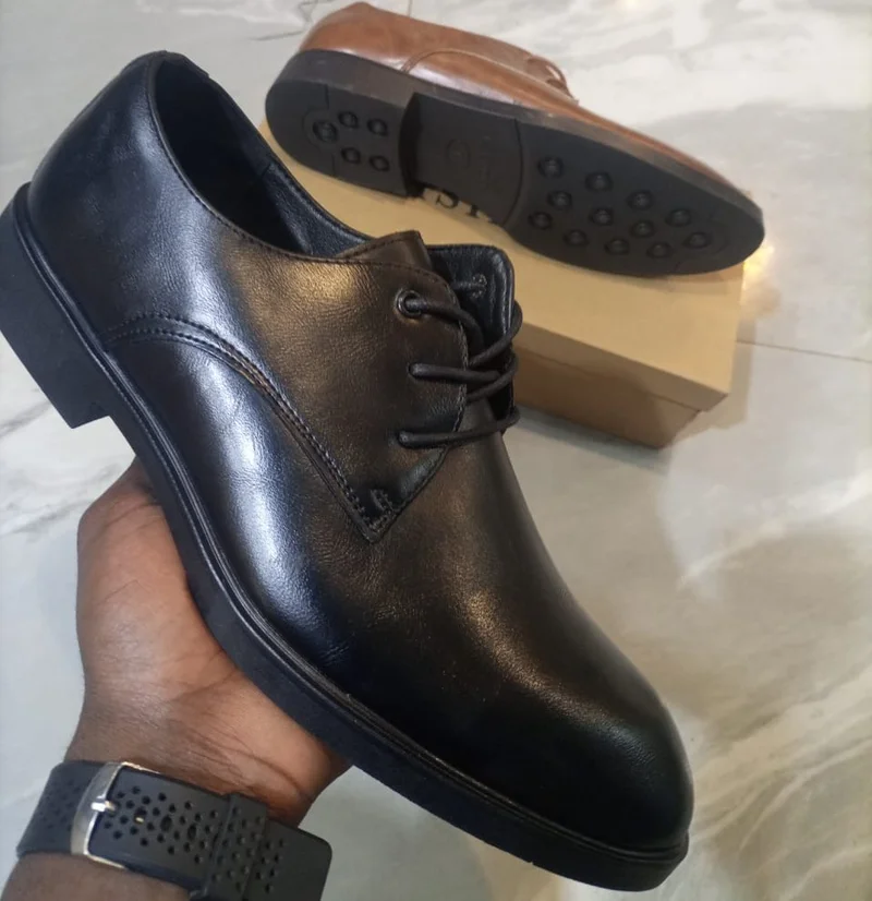 Lace Up Official Shoes Kaisifeier Leather Shoes Men's Black Shoes