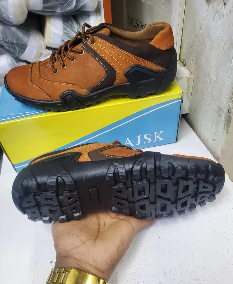 Laced All-Terrain Outdoor Mustard AJSK Smart Casual Loafers