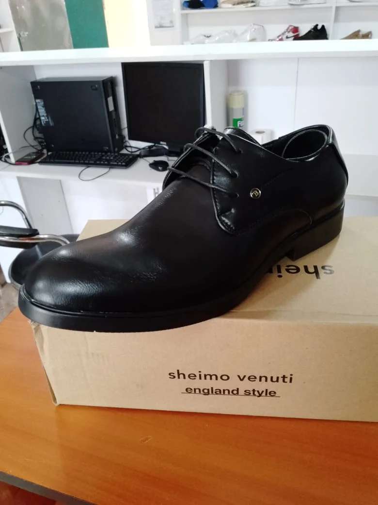 Laced Men Shoes Design Premium Leather Official Shoes