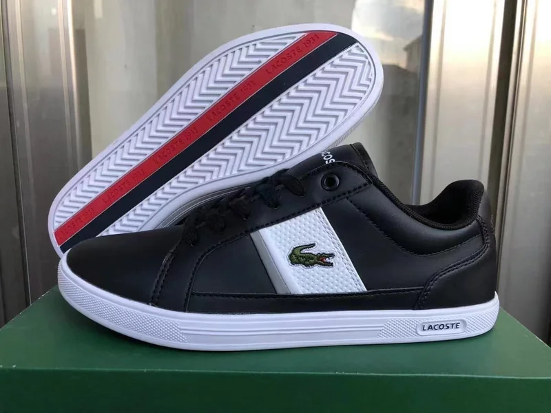Lacoste Classic  Sneakers Quality Black White Sport Trainers.