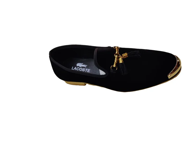 Lacoste Loafers Black Slip-ons Shoes