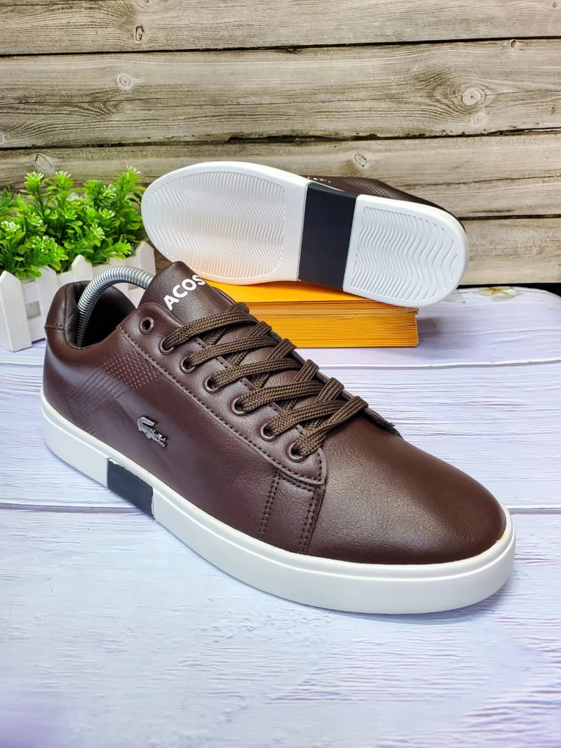Lacoste Men's Fashion Sneakers - Coffee