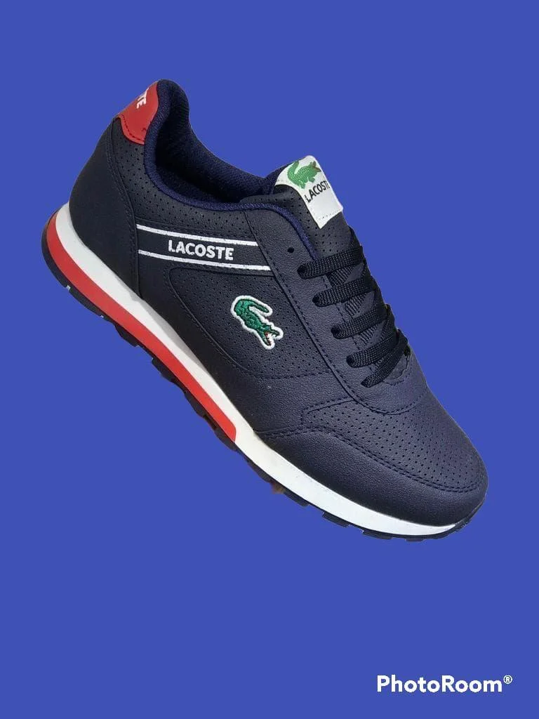 Lacoste Men's Kicks Sneakers black/Red Shoes