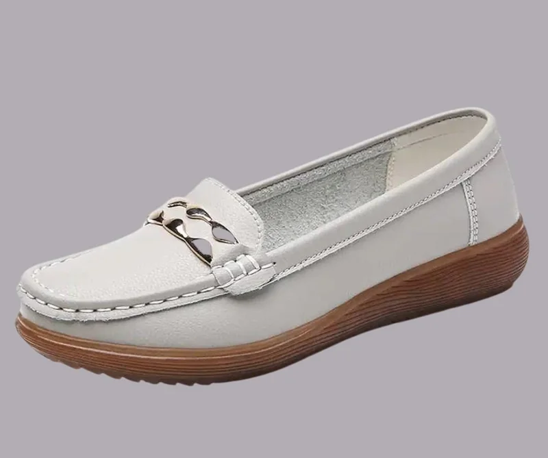 LADY FASHIONABLE LOAFERS(gray)