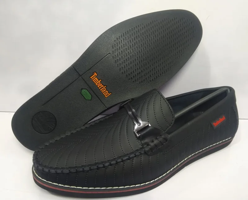 Leather Timberland Men Penny Loafers - Black