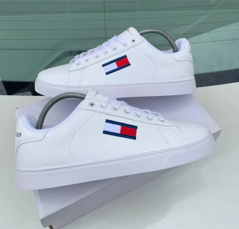 Leather Tommy Hilfiger Sneaker Shoes