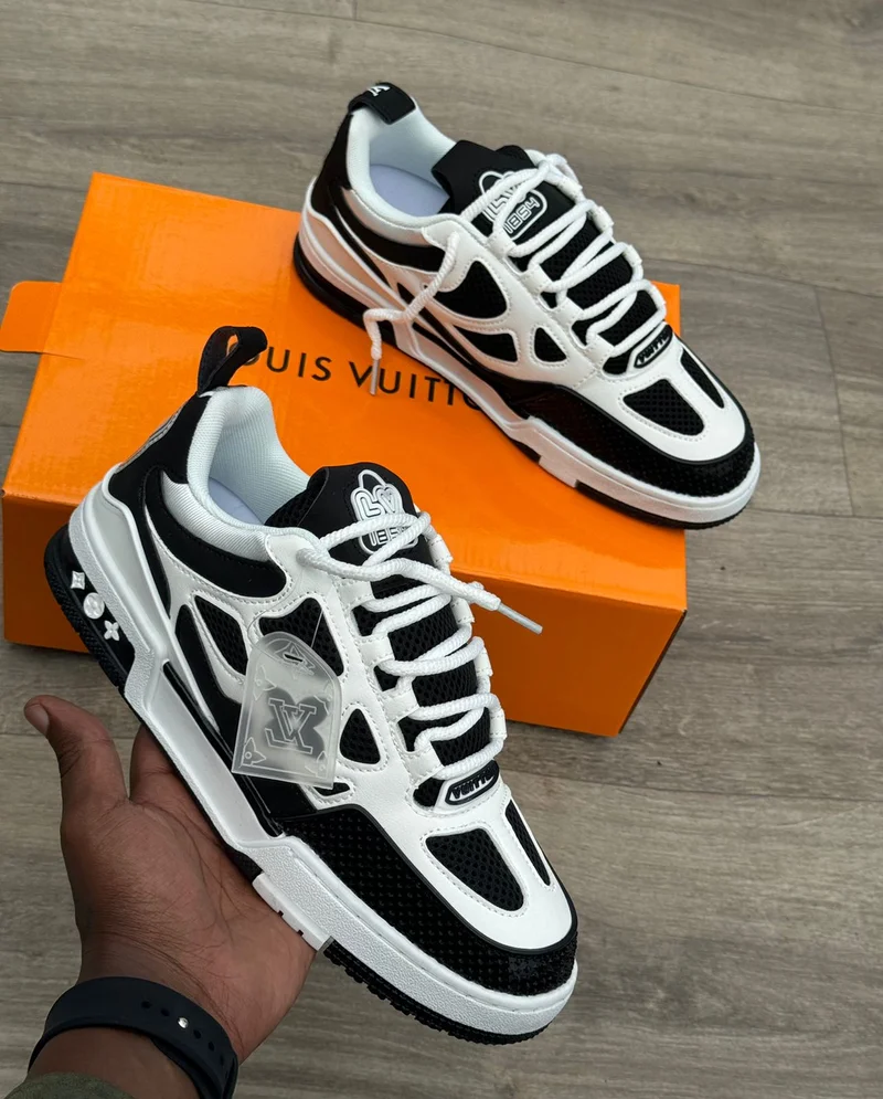 Louis Vuitton Skater Trainers LV Sneakers In Black White