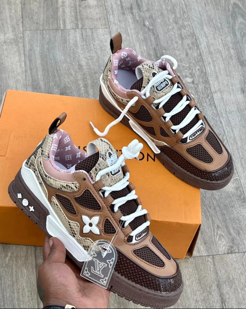 Louis Vuitton Skater Trainers LV Sneakers In Brown