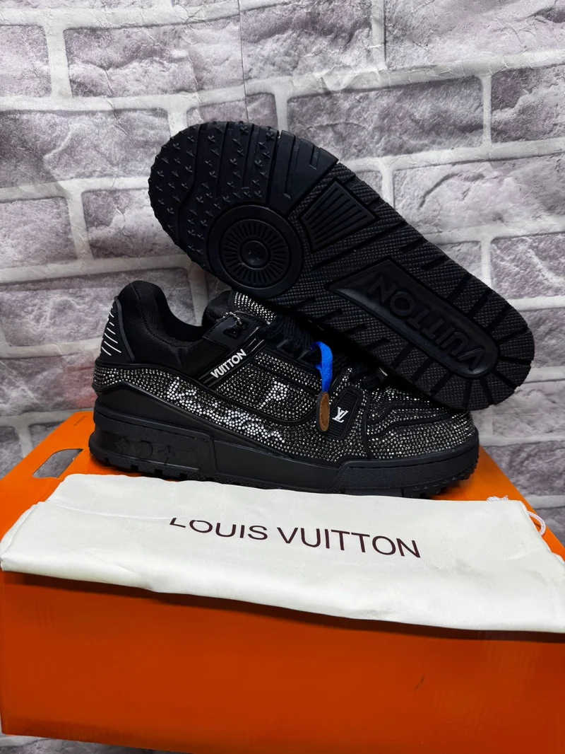 Louis Vuitton Swarovski Black Crystal - Limited Edition Trainers
