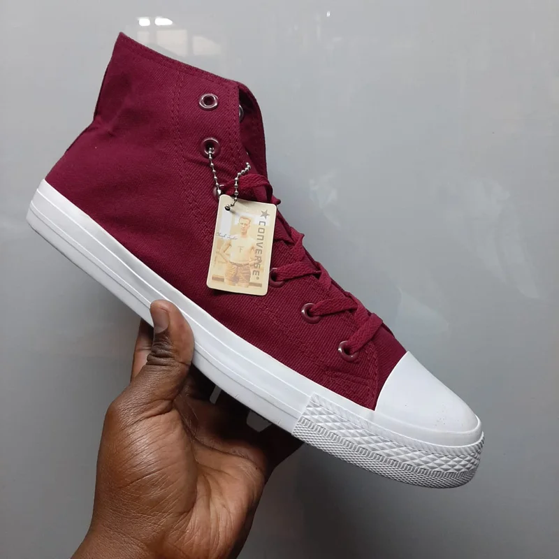 Maroon Converse Chuck Taylor High Sneakers