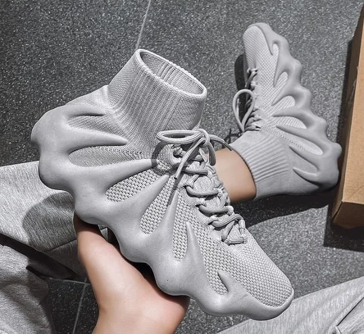 Adidas Yeezy 450 Highcut Sneakers Grey