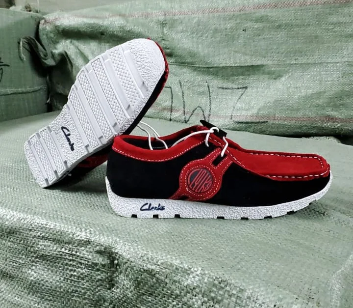 Maroon-White Men Casual Clarks garantie Acheter Clarks