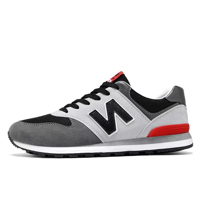 Men Sneakers New Korean Balance  Breathable Casual Running Shoes Multicolor