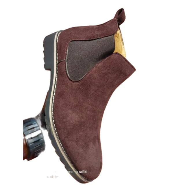 Men's Elegant Cacatua  Suede Leather Boots