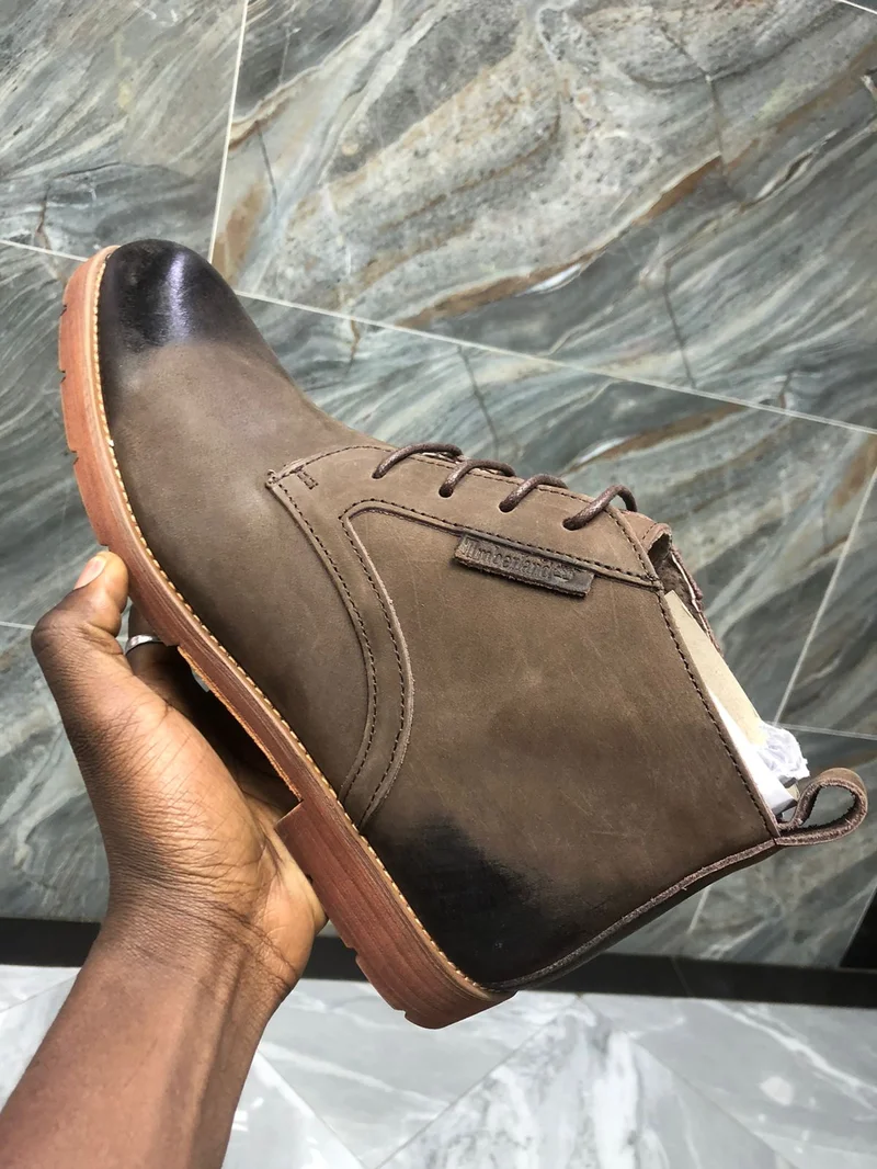 Mens Casual Classic Ankle Boots Classic Leather Brown Timberland Boots