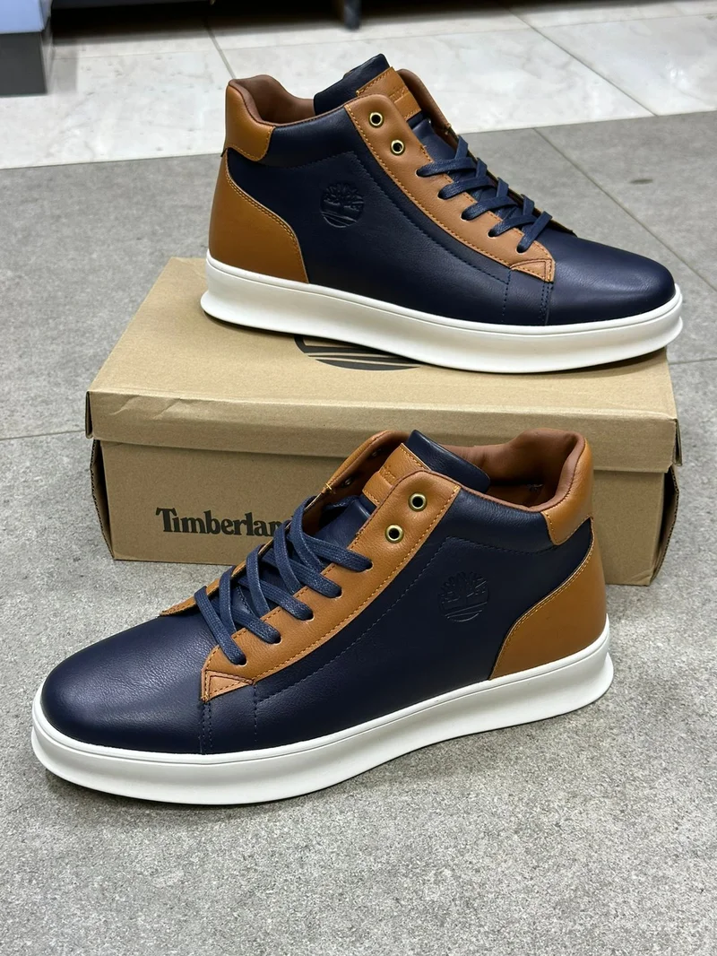 Multi-color Premium Timberland High-top Sneakers