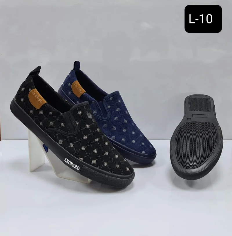Multicolor Beauty Leopard Slipon Mens Rubber Shoes