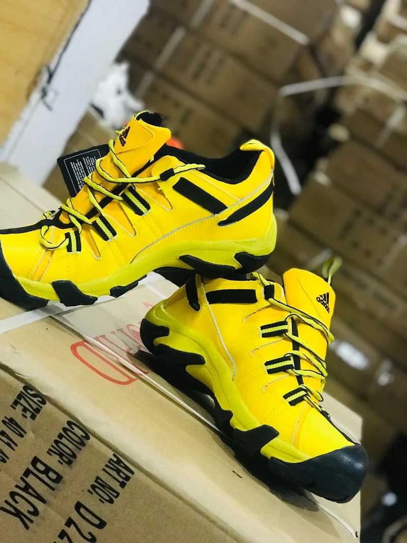 Mustard Yellow Adidas Men Shoes