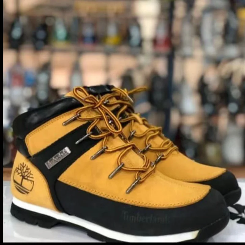 Mustard-Black Timberland Premium Sport Boots